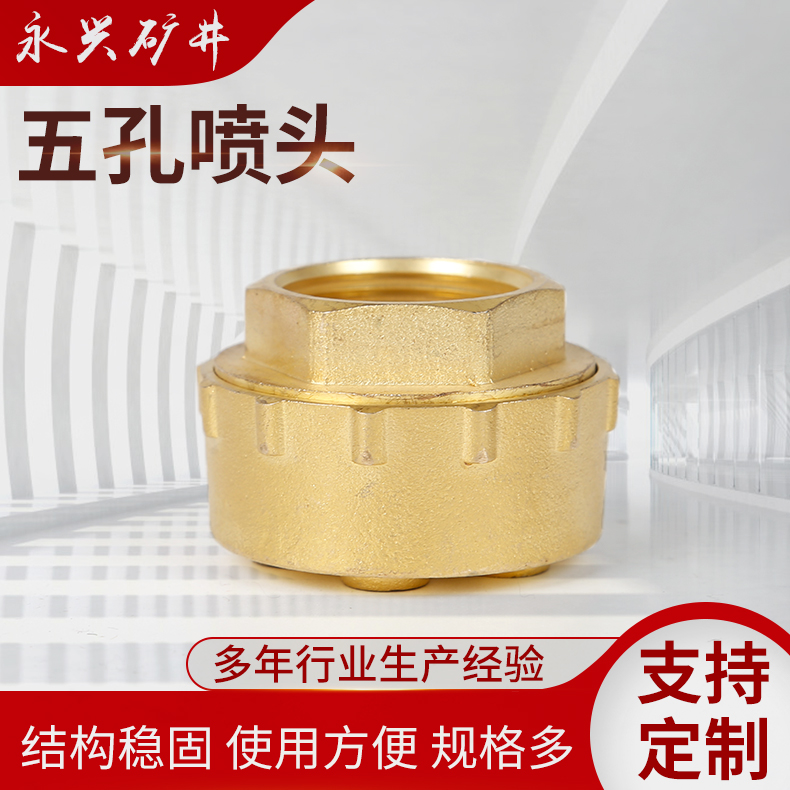 五孔铜喷头